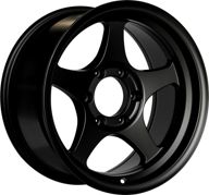 FN Wheels Five Star 17x8.5 -6 6x139.7 Matte Black