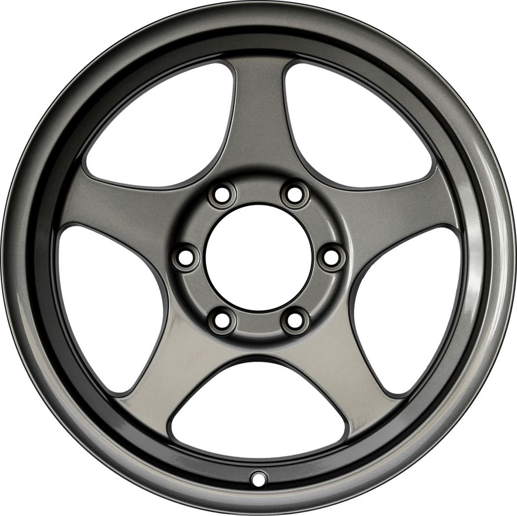 FN Wheels Five Star 17x8.5 -6 6x139.7 Light Gunmetal