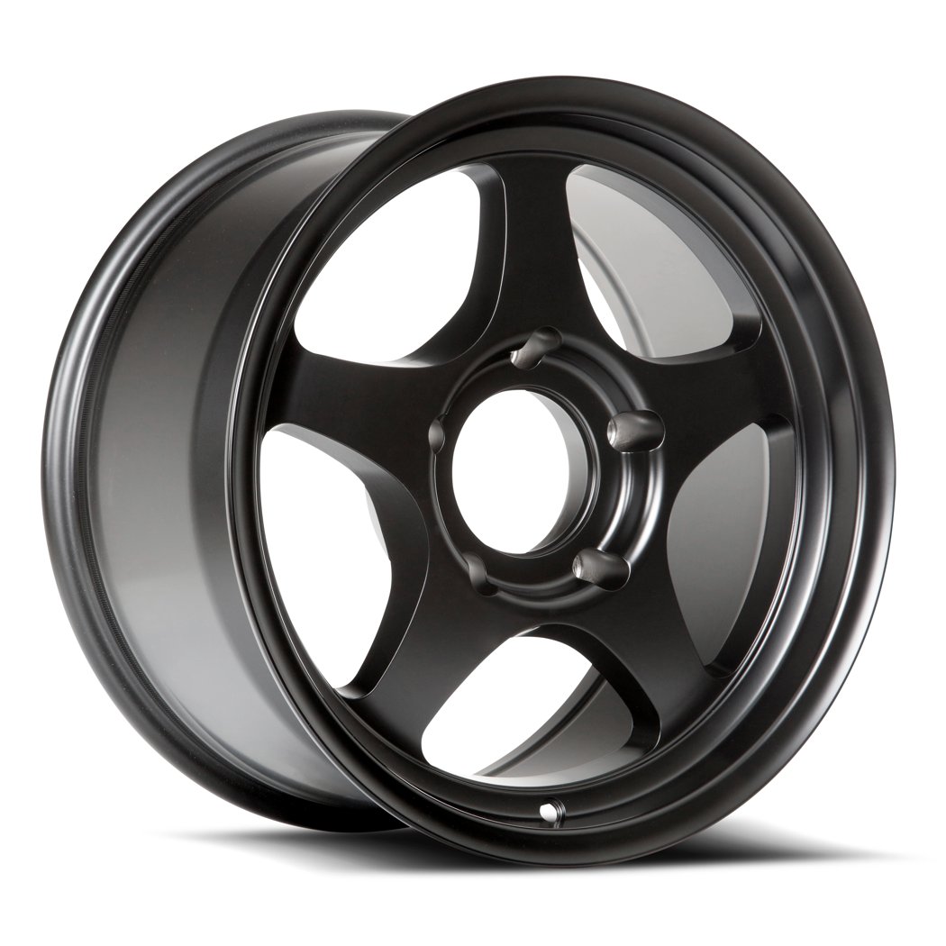 FN5579550255 FIVE STAR FLOW FORMED 17x9 +25 5x150 MATTE BLACK