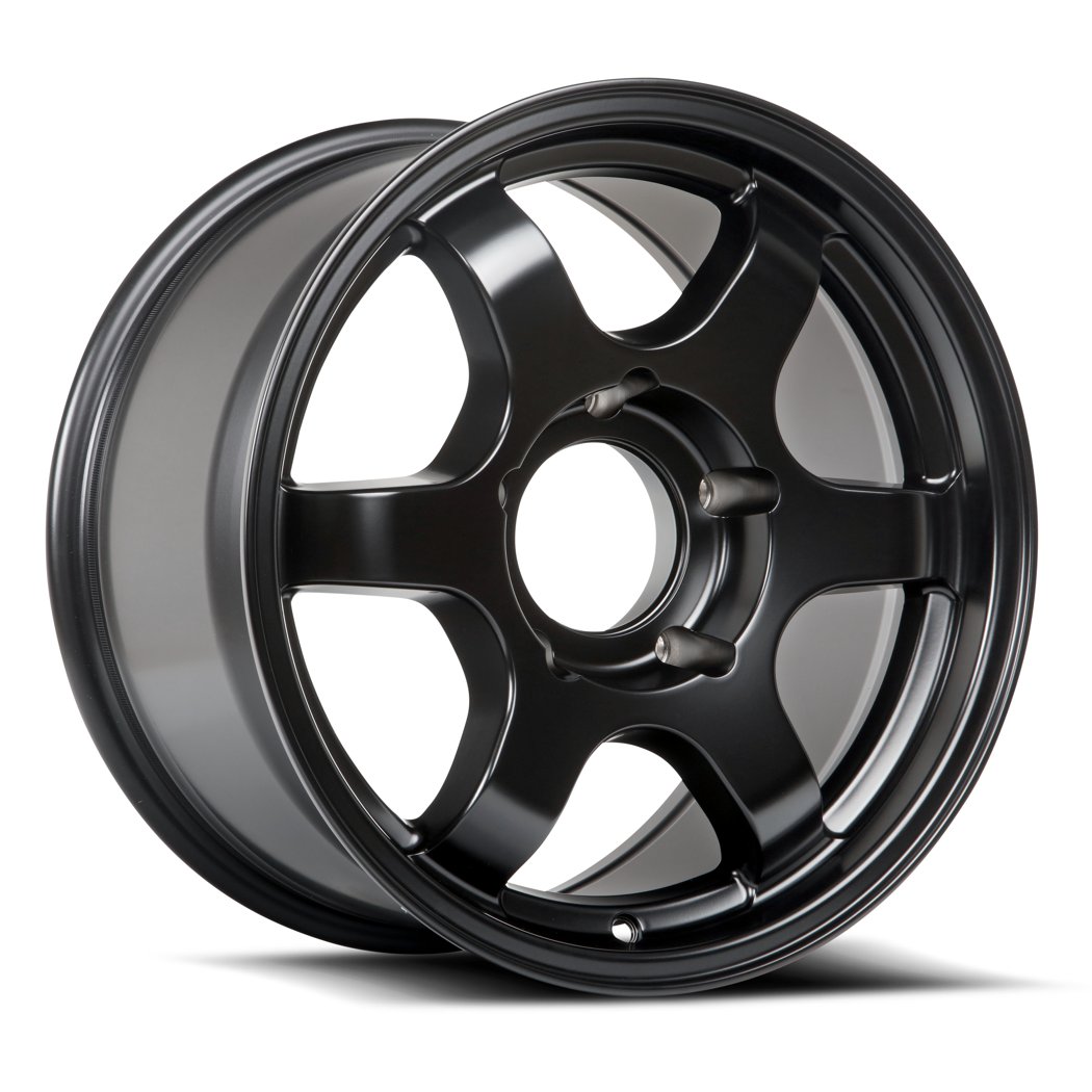 FN6S79550255 SIX SHOOTER FLOW FORMED 17x9 +25 5x150 MATTE BLACK