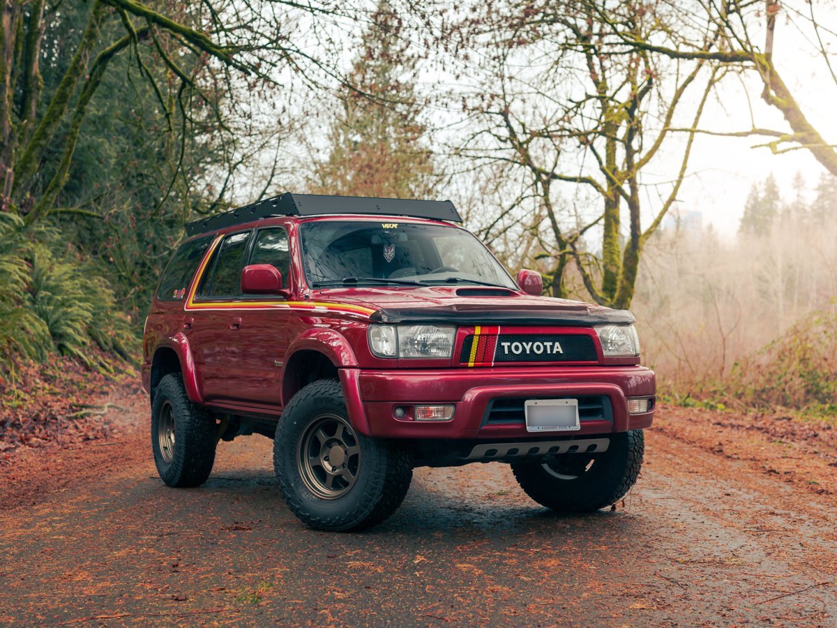 2002 Toyota 4Runner Sport with 16x8 Countersteer Type X Flow Formed in matte bronze