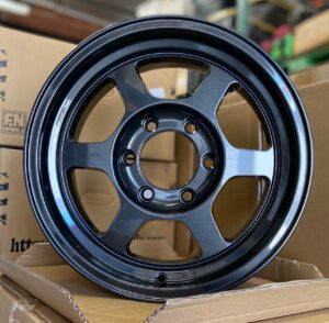 16x8 0 Countersteer Type X Graphite Gunmetal